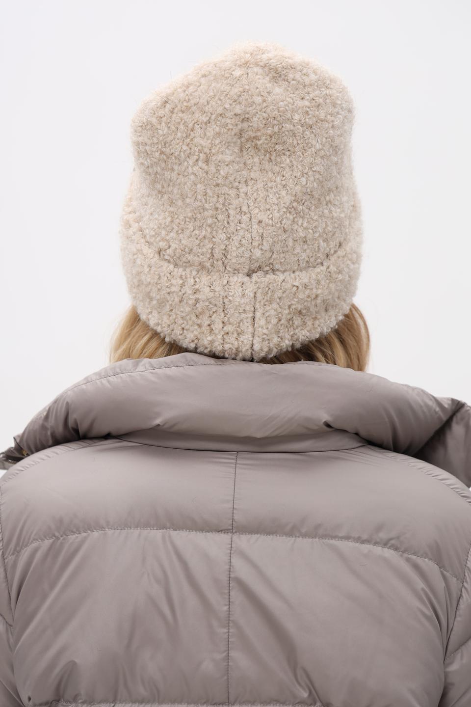 Шапка Marhatter вязаная бежевая