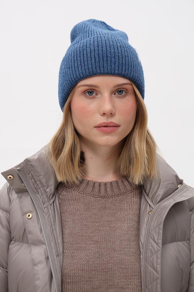 Шапка вязаная Marhatter синяя