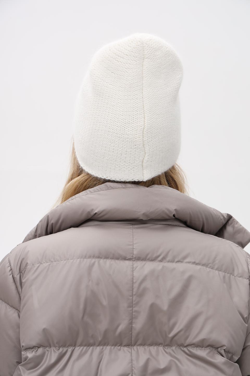 Шапка Marhatter вязаная белая