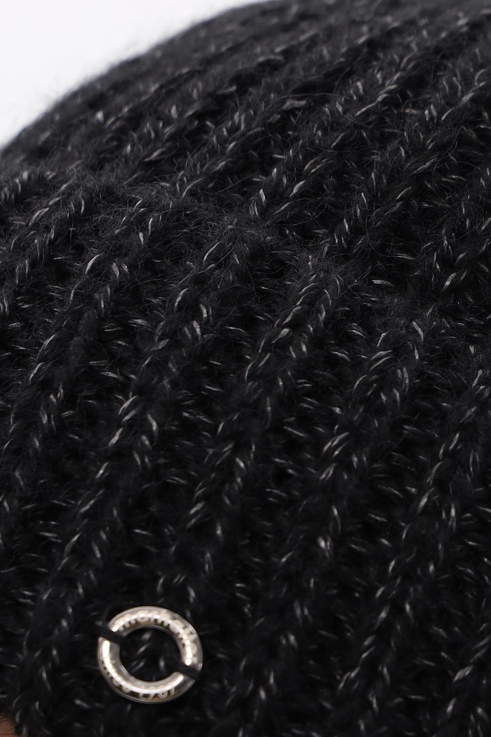 Шапка Marhatter чёрная вязаная