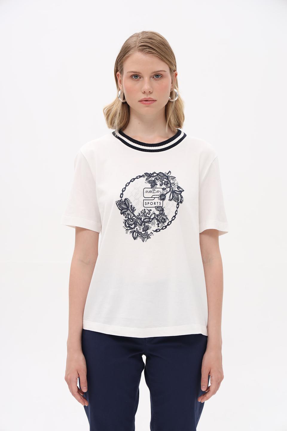Футболка Marc Cain Sports с принтом