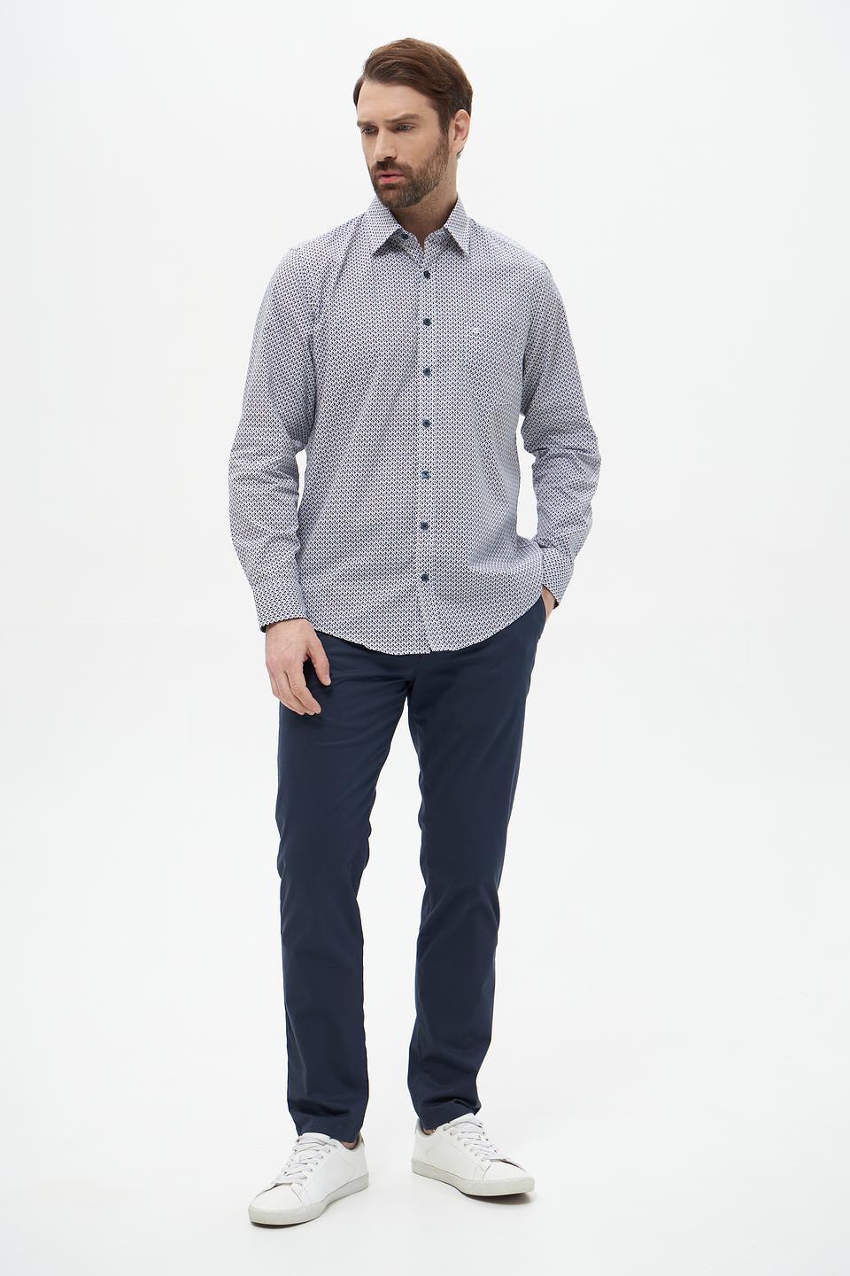 Рубашка Casa Moda с принтом