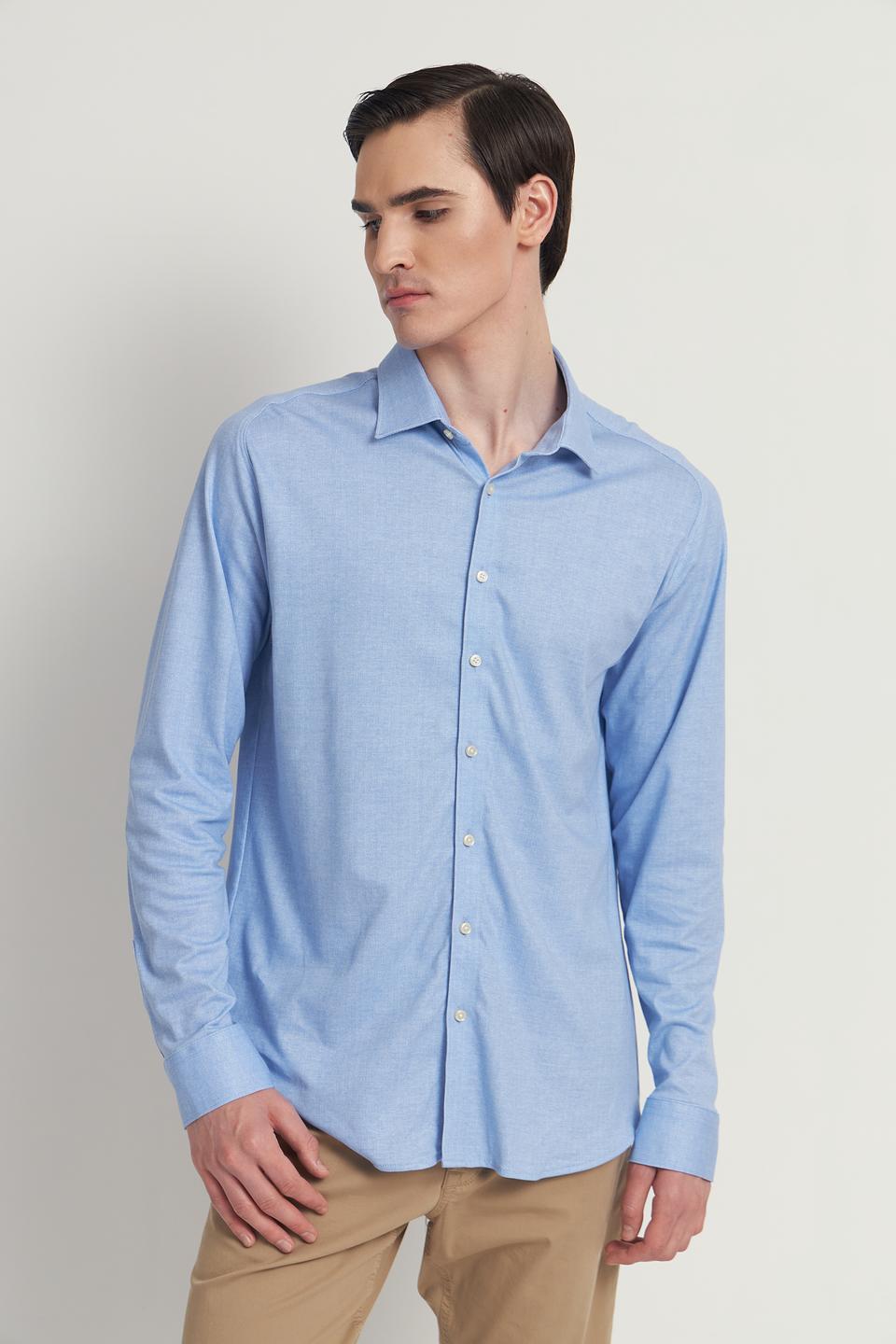 Рубашка Desoto мужская голубая