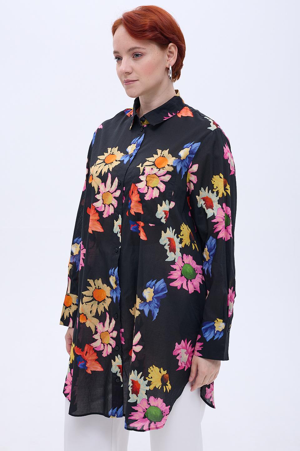 Блуза Samoon с цветочным принтом