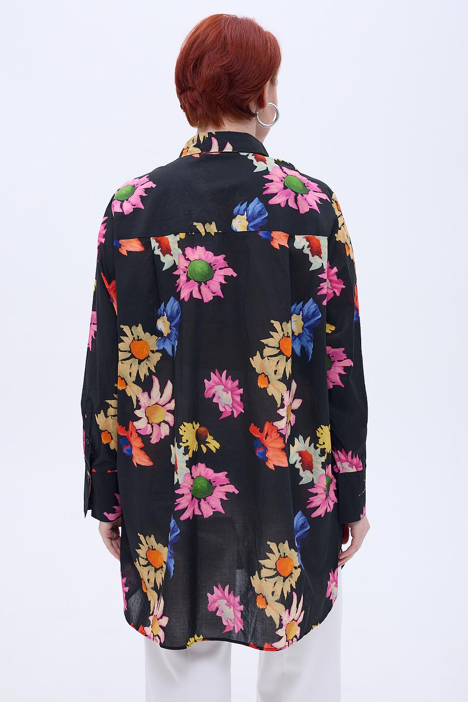 Блуза Samoon с цветочным принтом