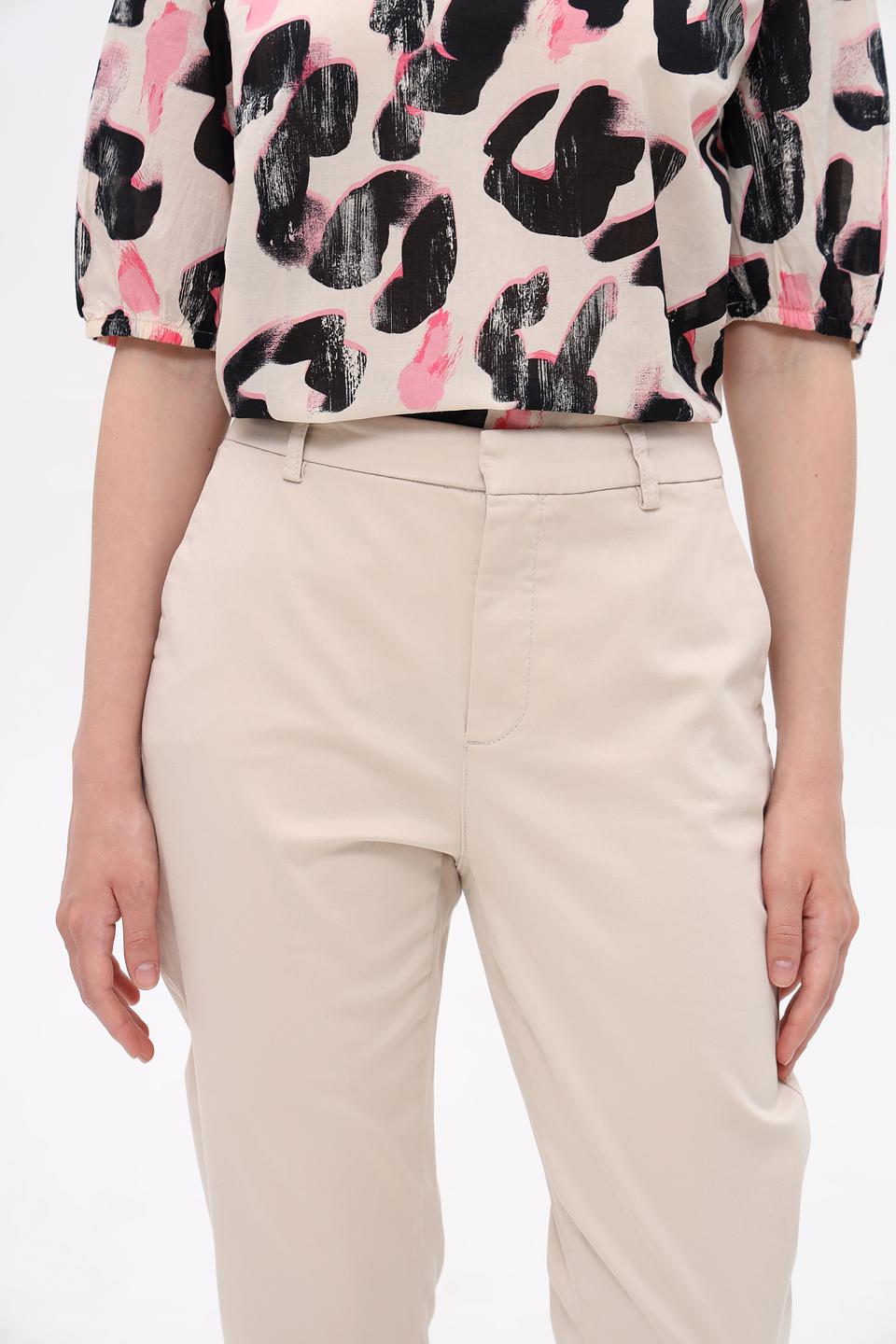 Брюки Taifun бежевые прямые