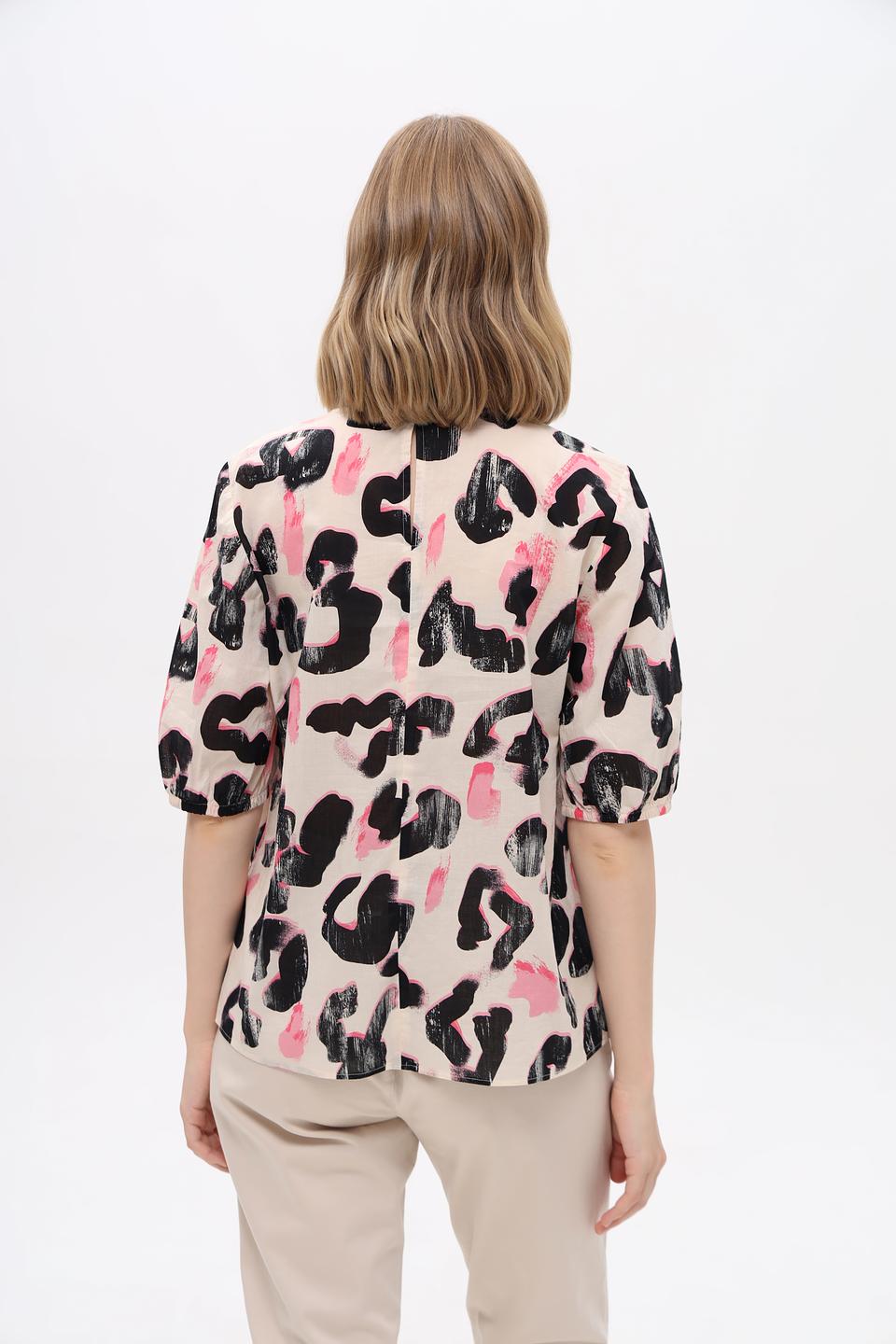 Блуза Taifun с абстрактным принтом