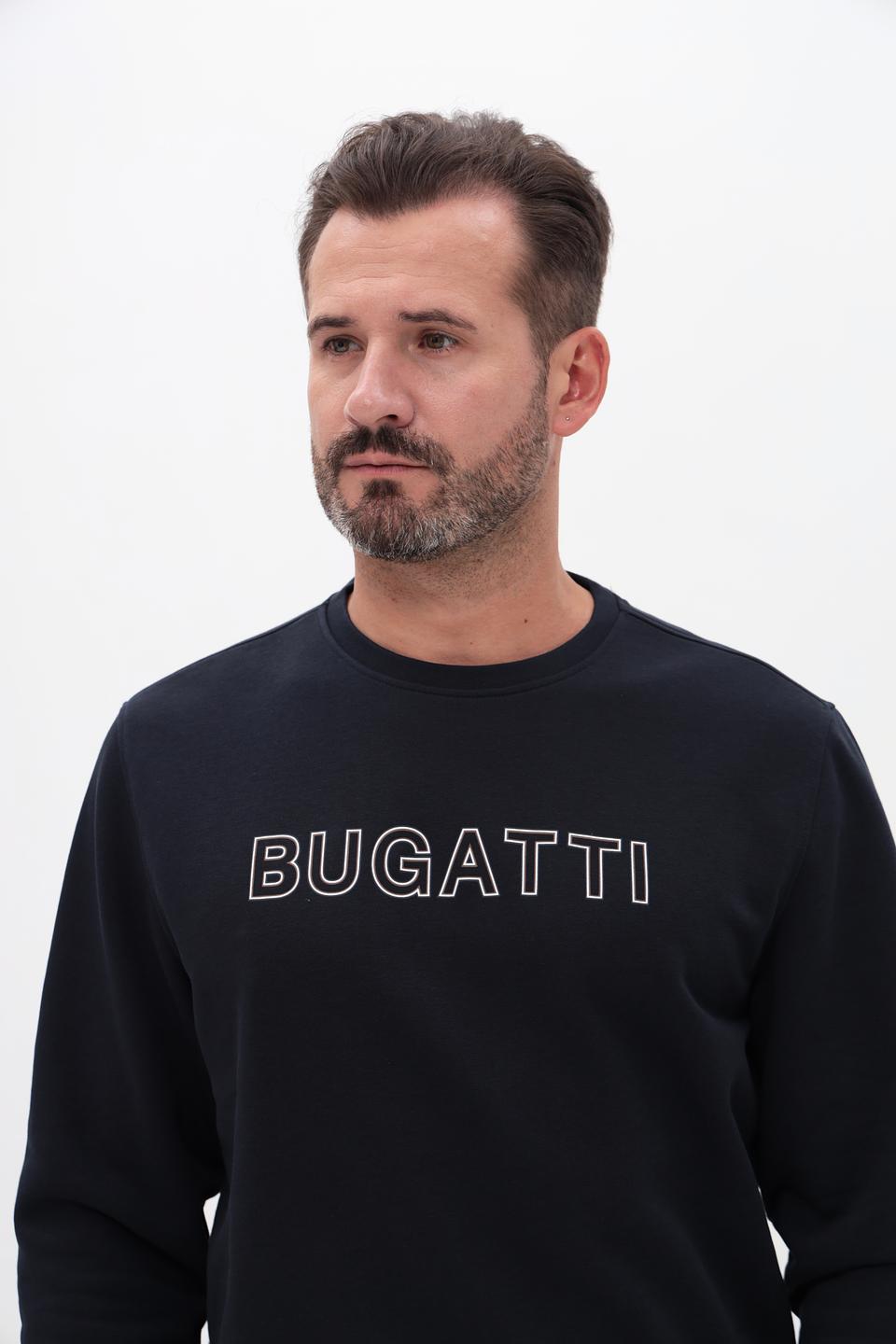 Джемпер Bugatti с логотипом чёрный