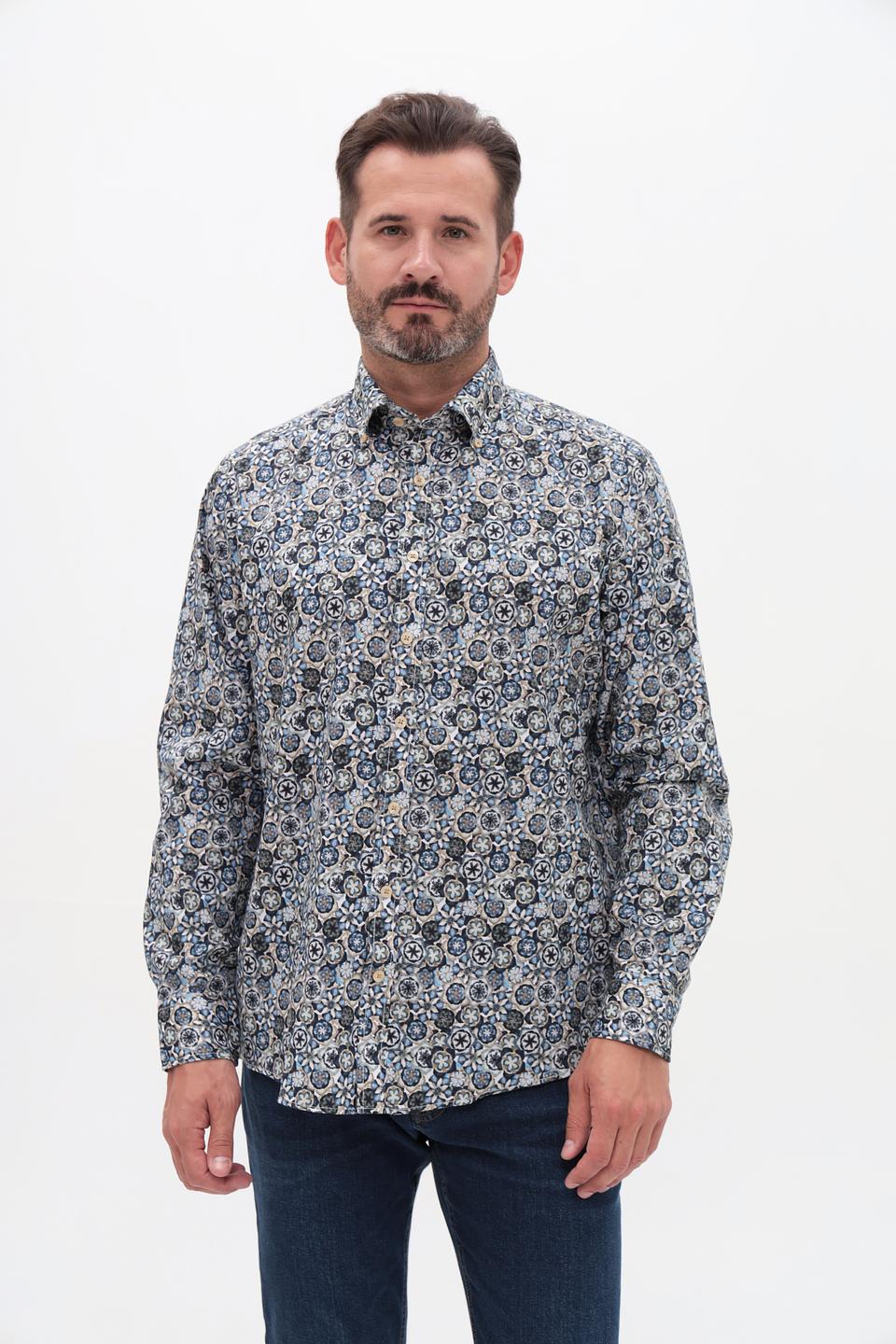 Рубашка Casa Moda с принтом