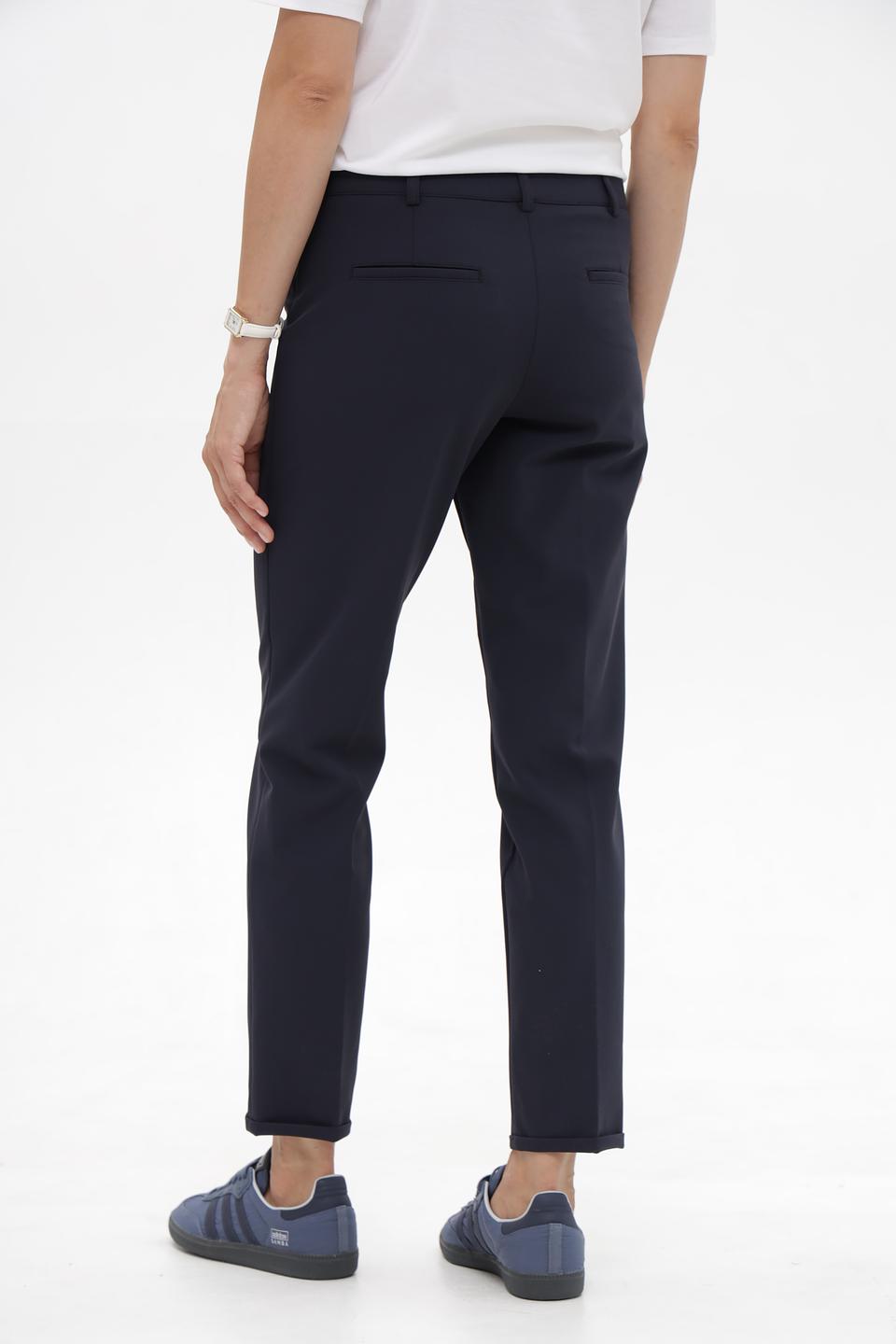 Брюки Cambio классические темно-синие