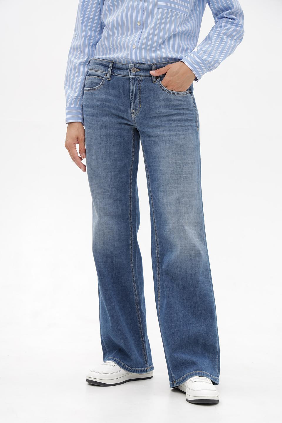 Джинсы клеш Cambio голубые