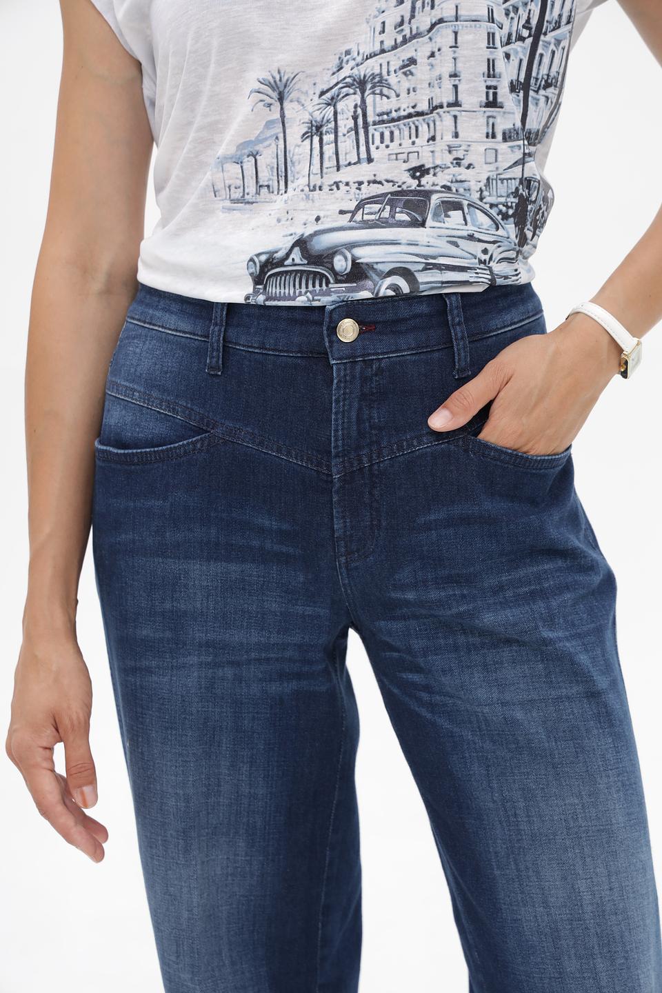 Джинсы клеш Cambio синие