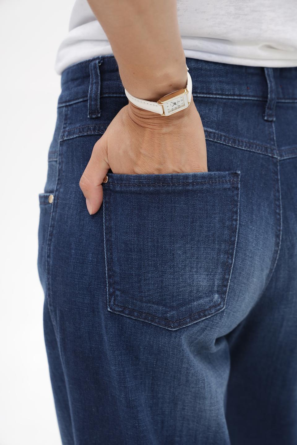 Джинсы клеш Cambio синие