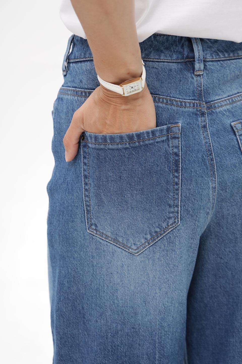 Джинсы Gardeur клеш голубые