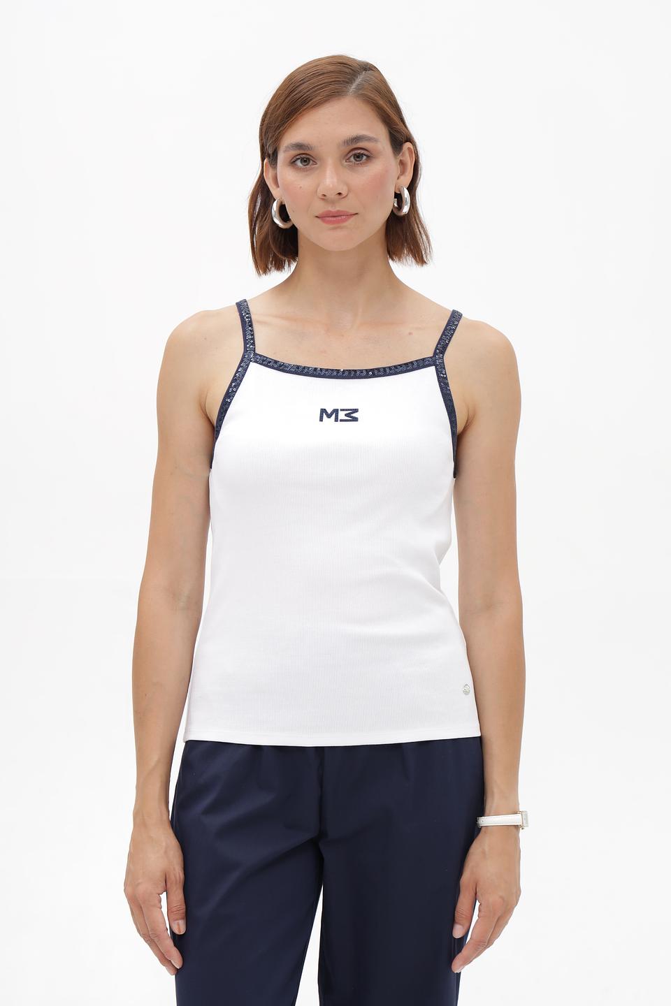 Топ Monari на бретелях белый