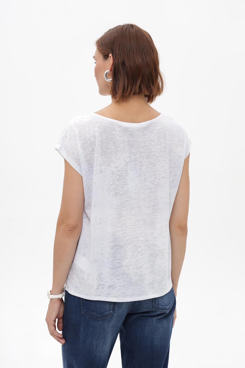 Футболка Monari Канны принт белый