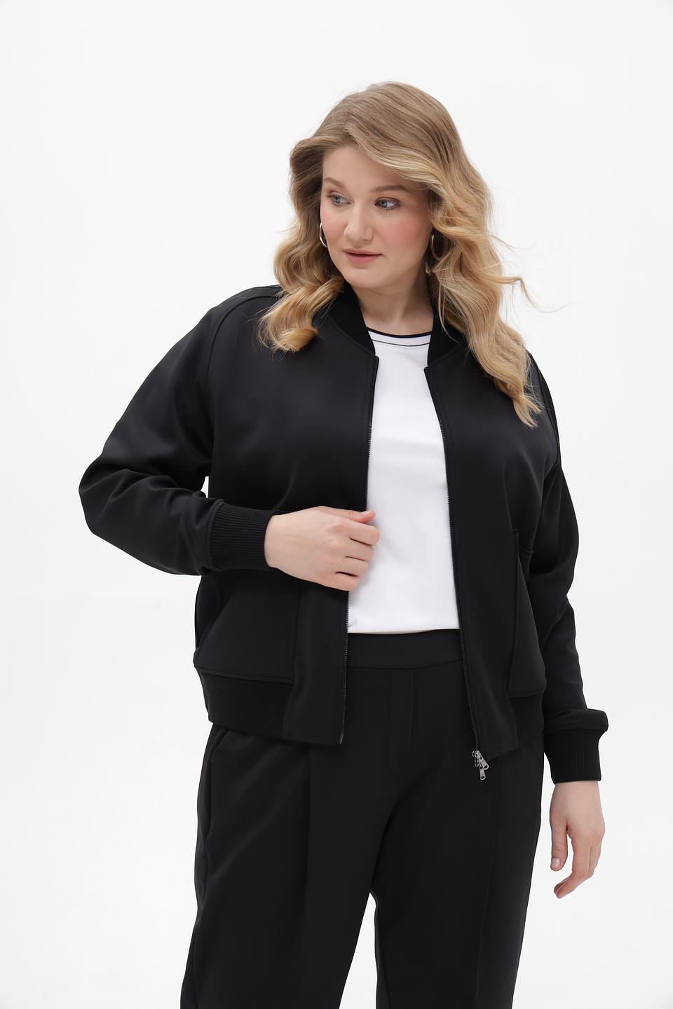 Бомбер Margittes черный