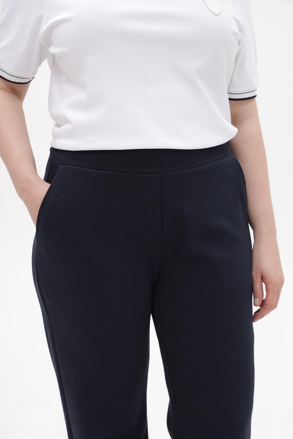 Брюки Margittes клёш темно-синие