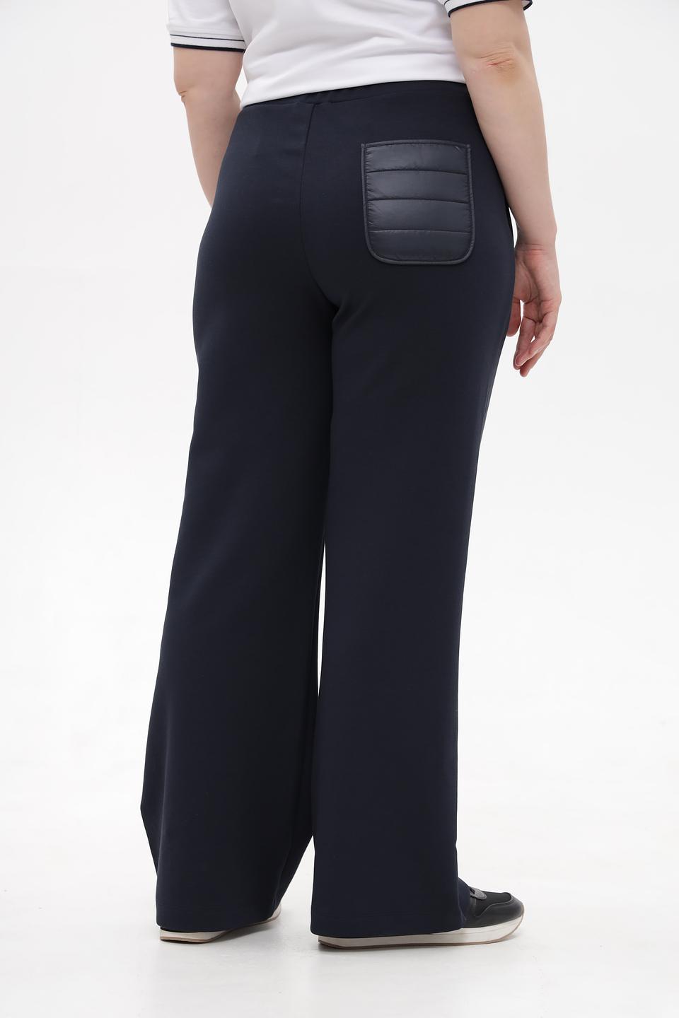 Брюки Margittes клёш темно-синие