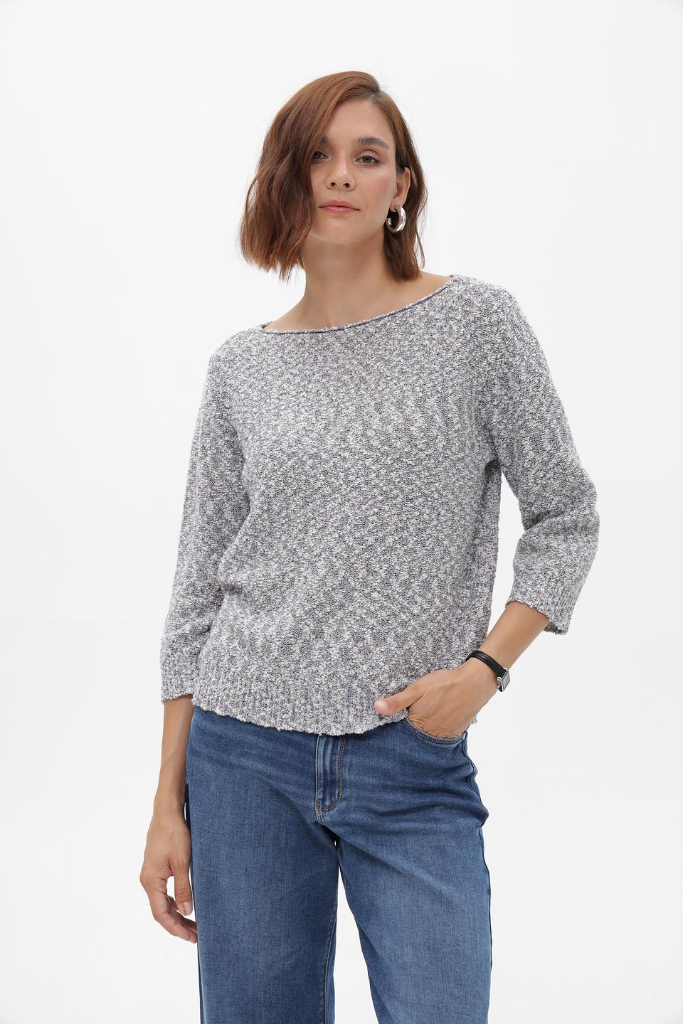 Пуловер Betty and Co с меланжем