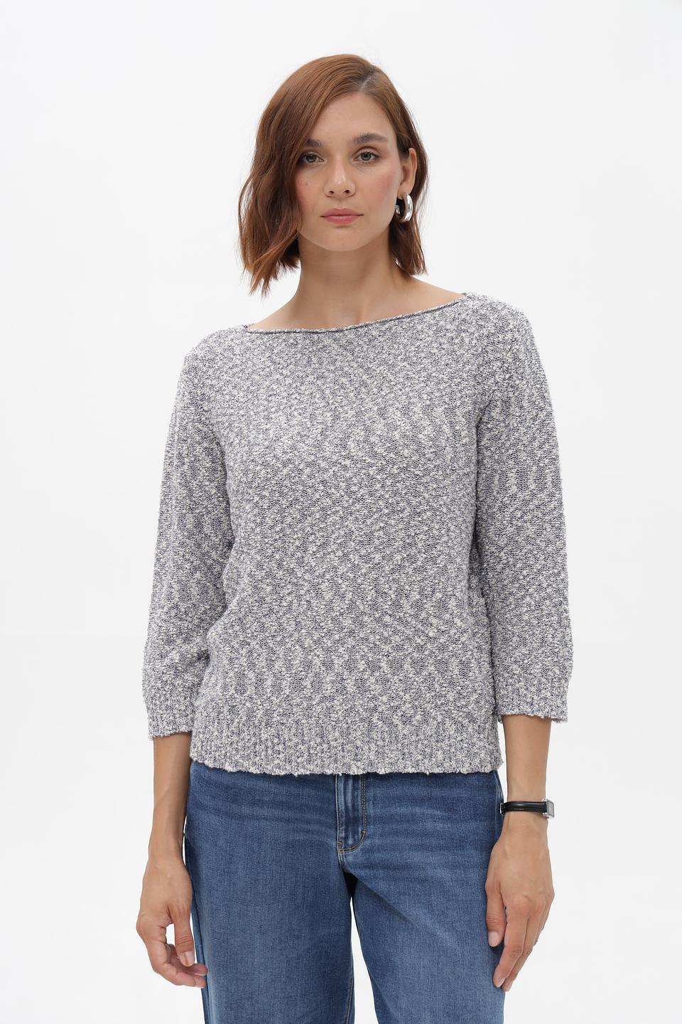 Пуловер Betty and Co с меланжем