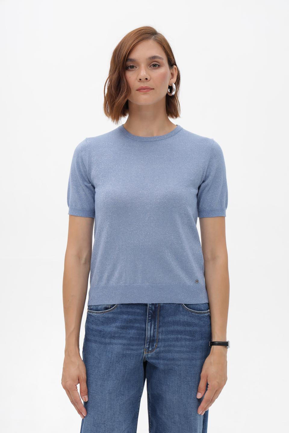 Пуловер Betty and Co голубой