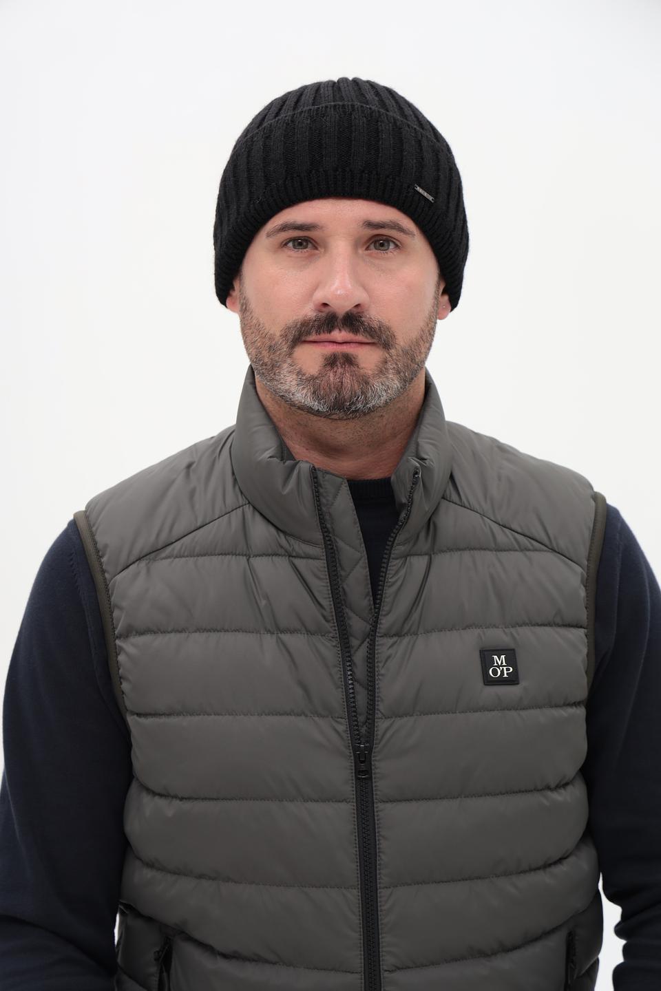 Шапка Marhatter мужская чёрная