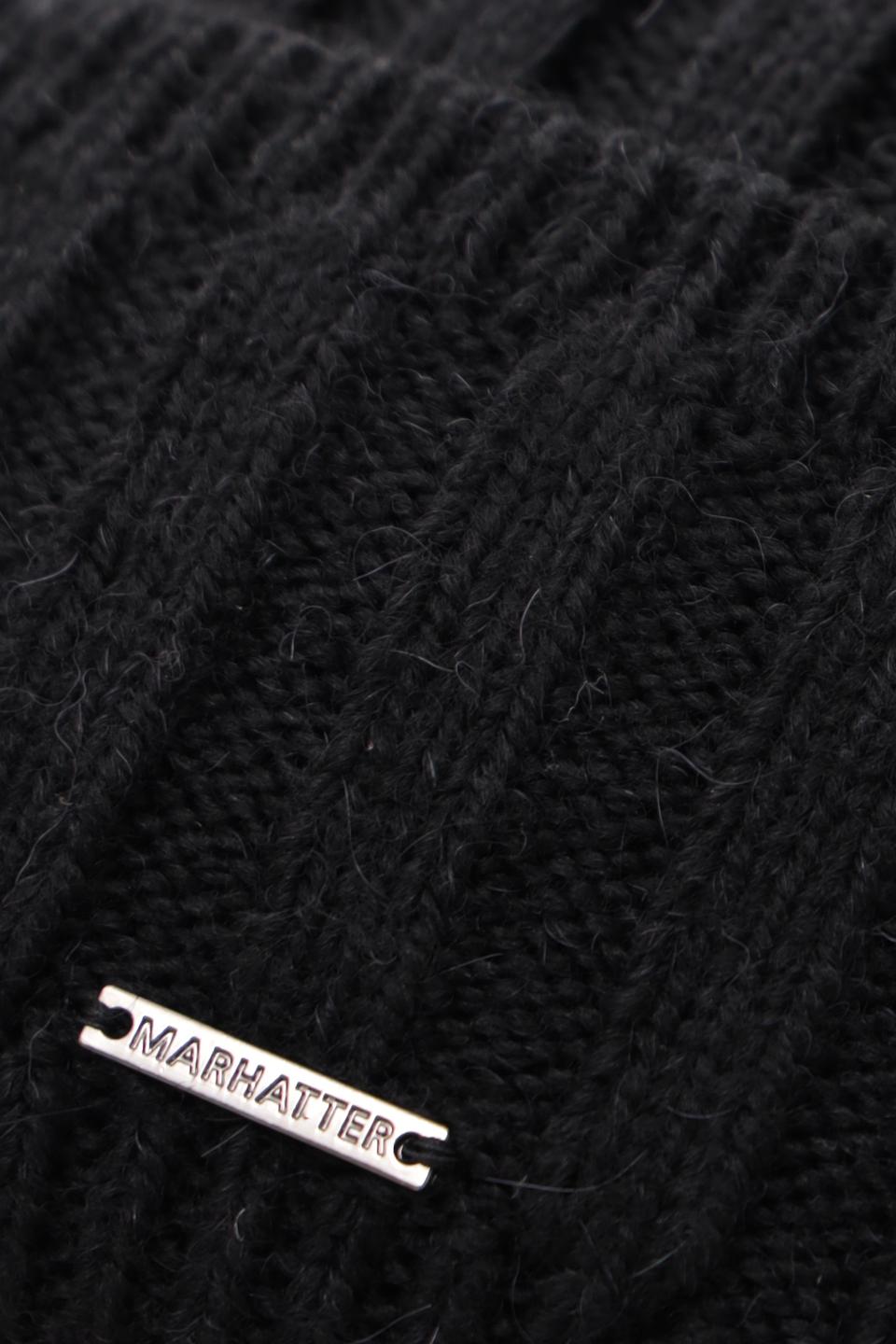 Шапка Marhatter мужская чёрная