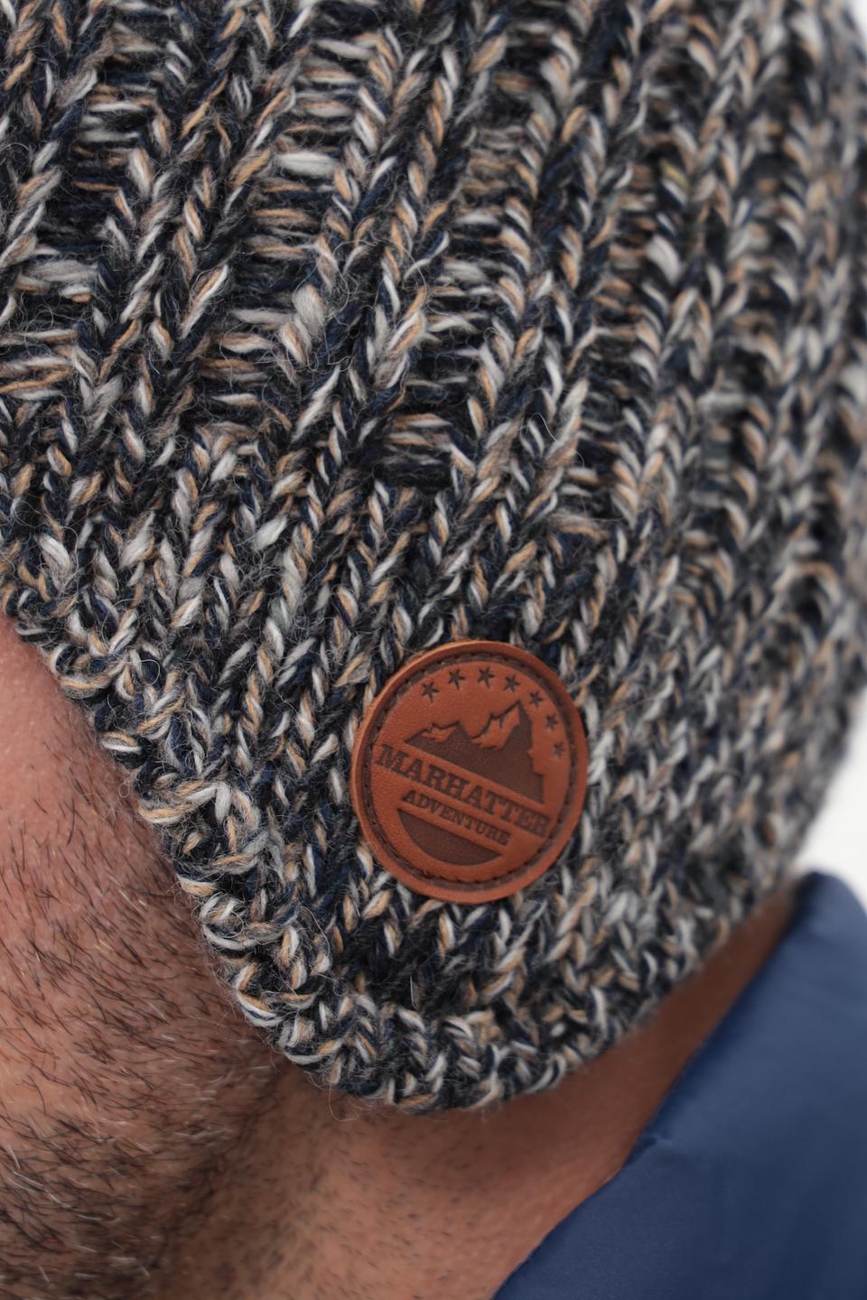 Шапка Marhatter меланж с логотипом