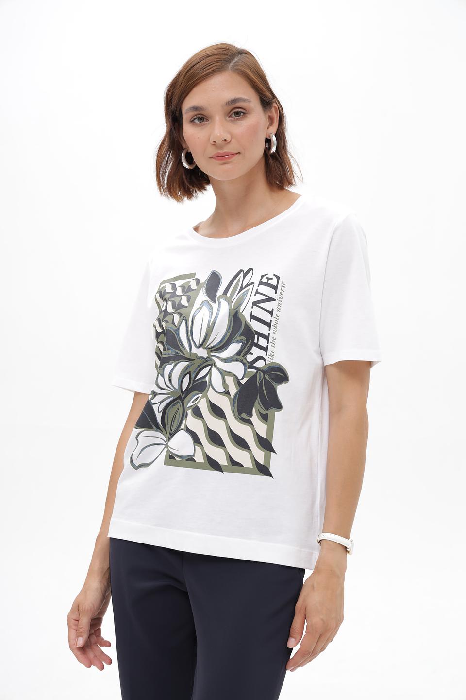 Футболка Betty Barclay с цветочным принтом