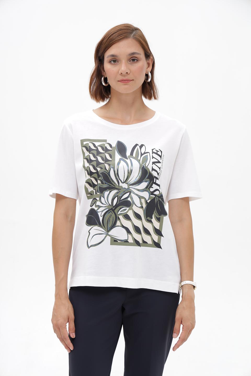 Футболка Betty Barclay с цветочным принтом