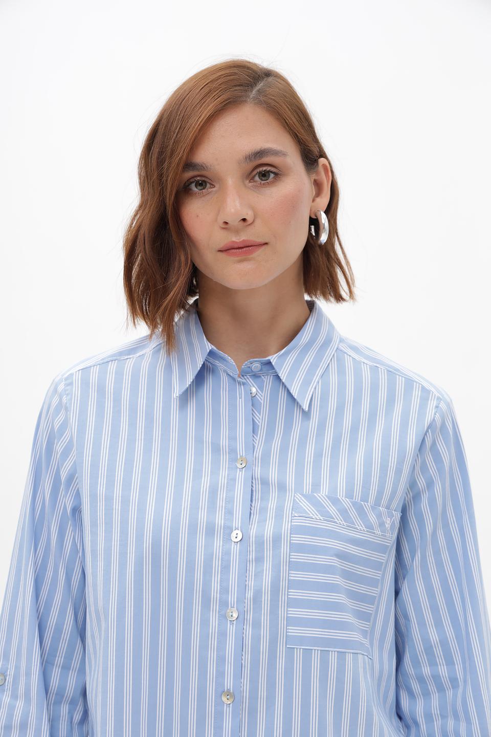 Блузка Bianca в полоску