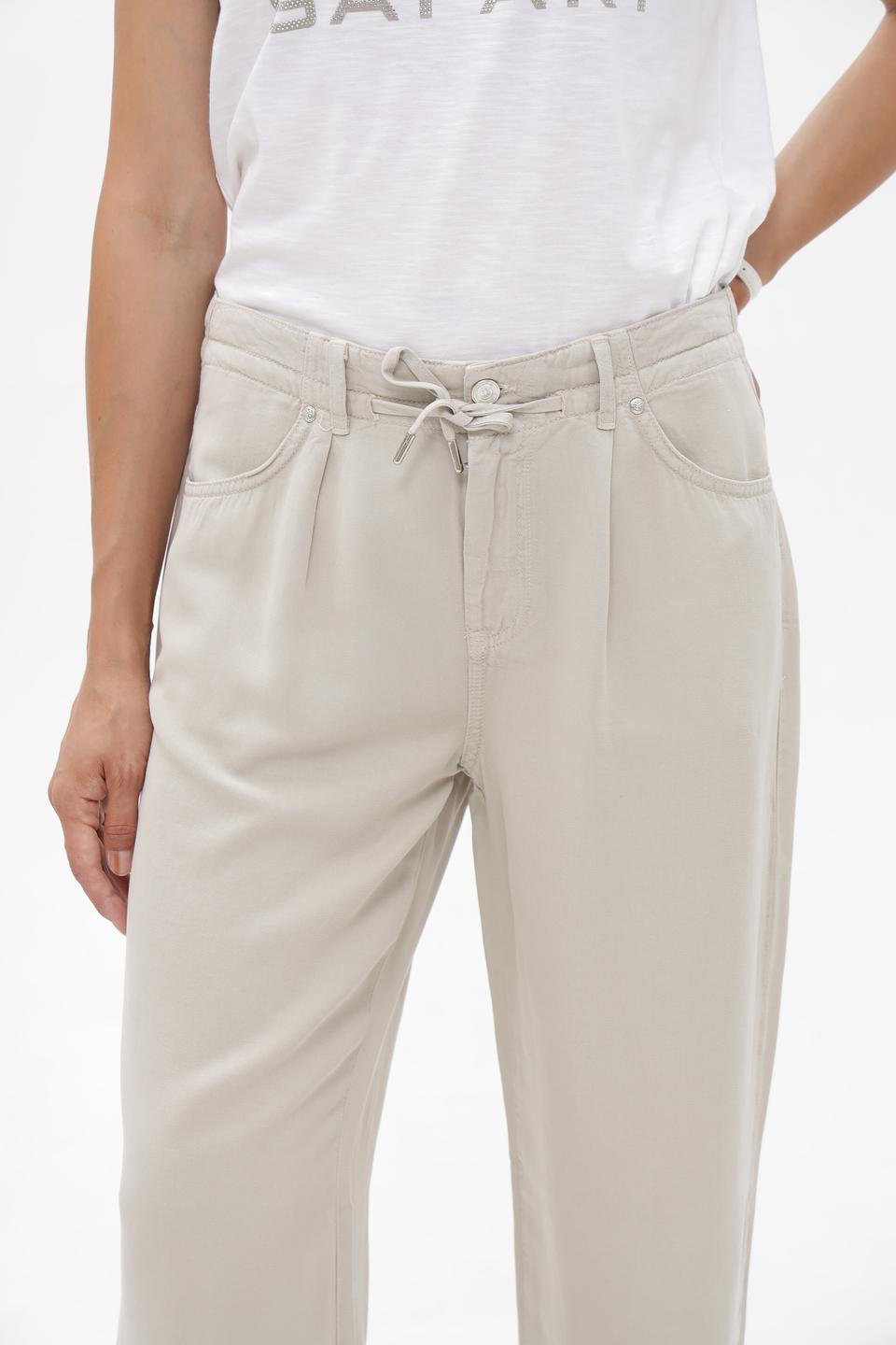Брюки Monari бежевые с завязками