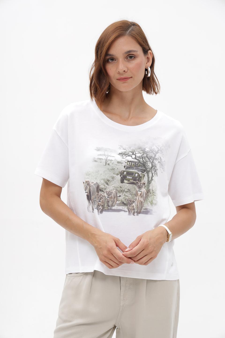 Футболка Monari с принтом сафари