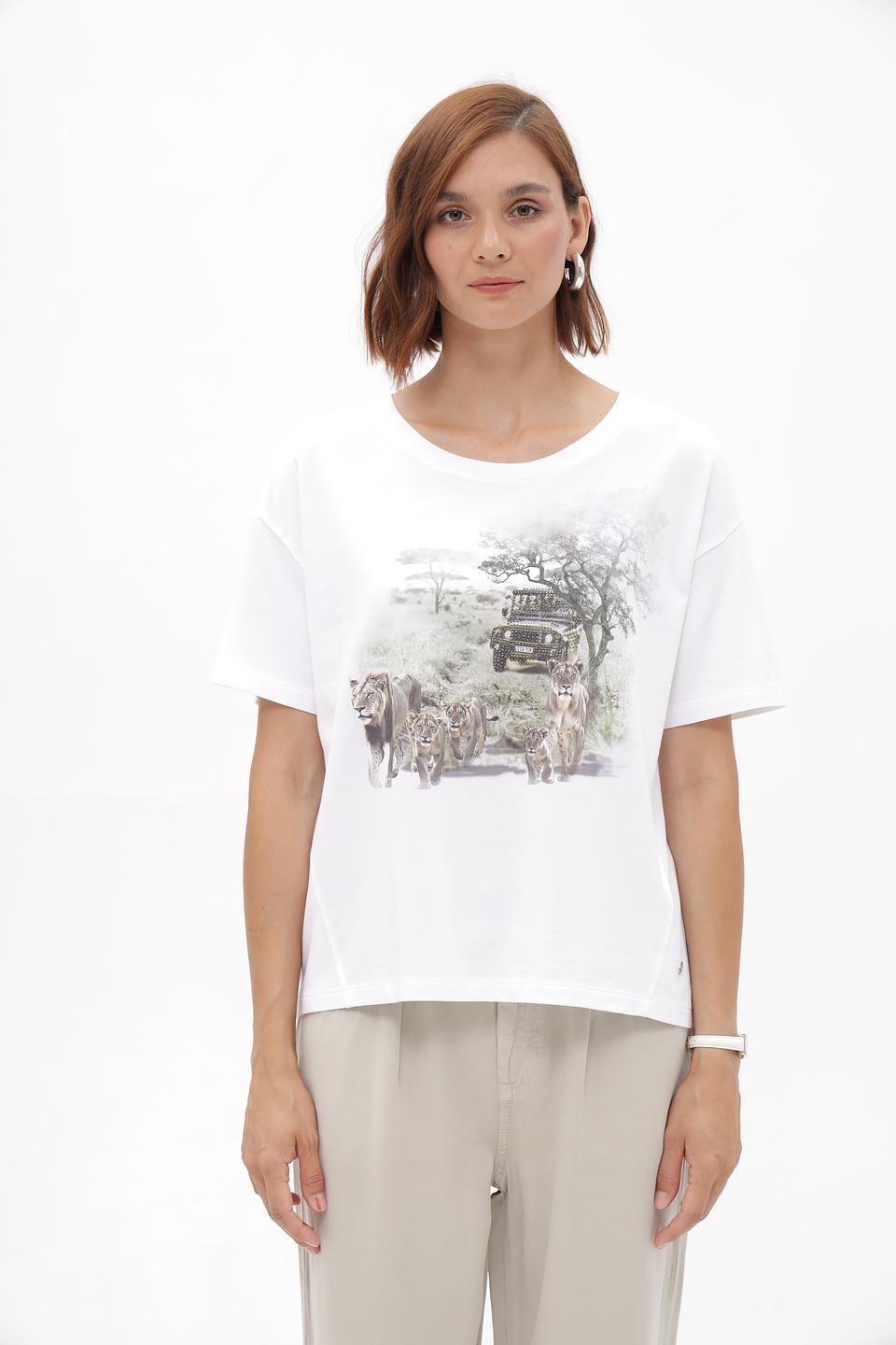 Футболка Monari с принтом сафари