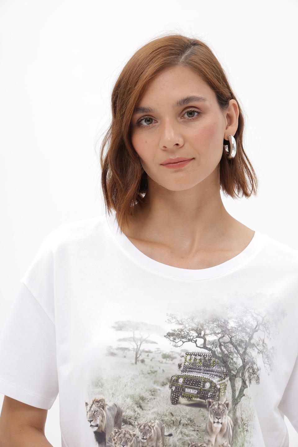 Футболка Monari с принтом сафари