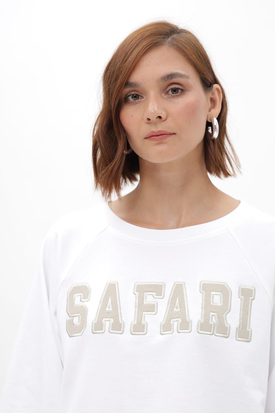 Пуловер Monari с надписью Safari