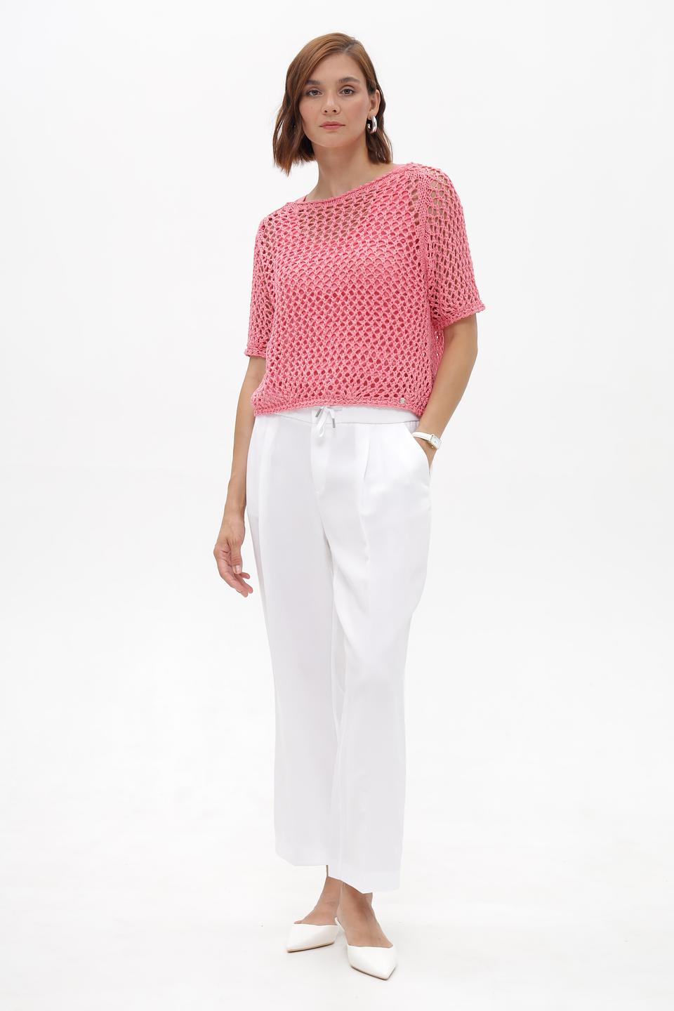 Брюки Monari белые с завязками