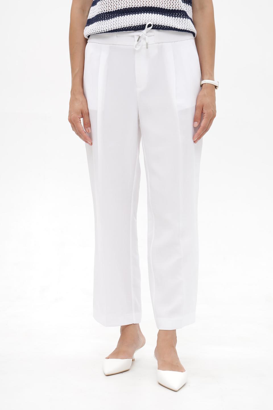 Брюки Monari белые с завязками