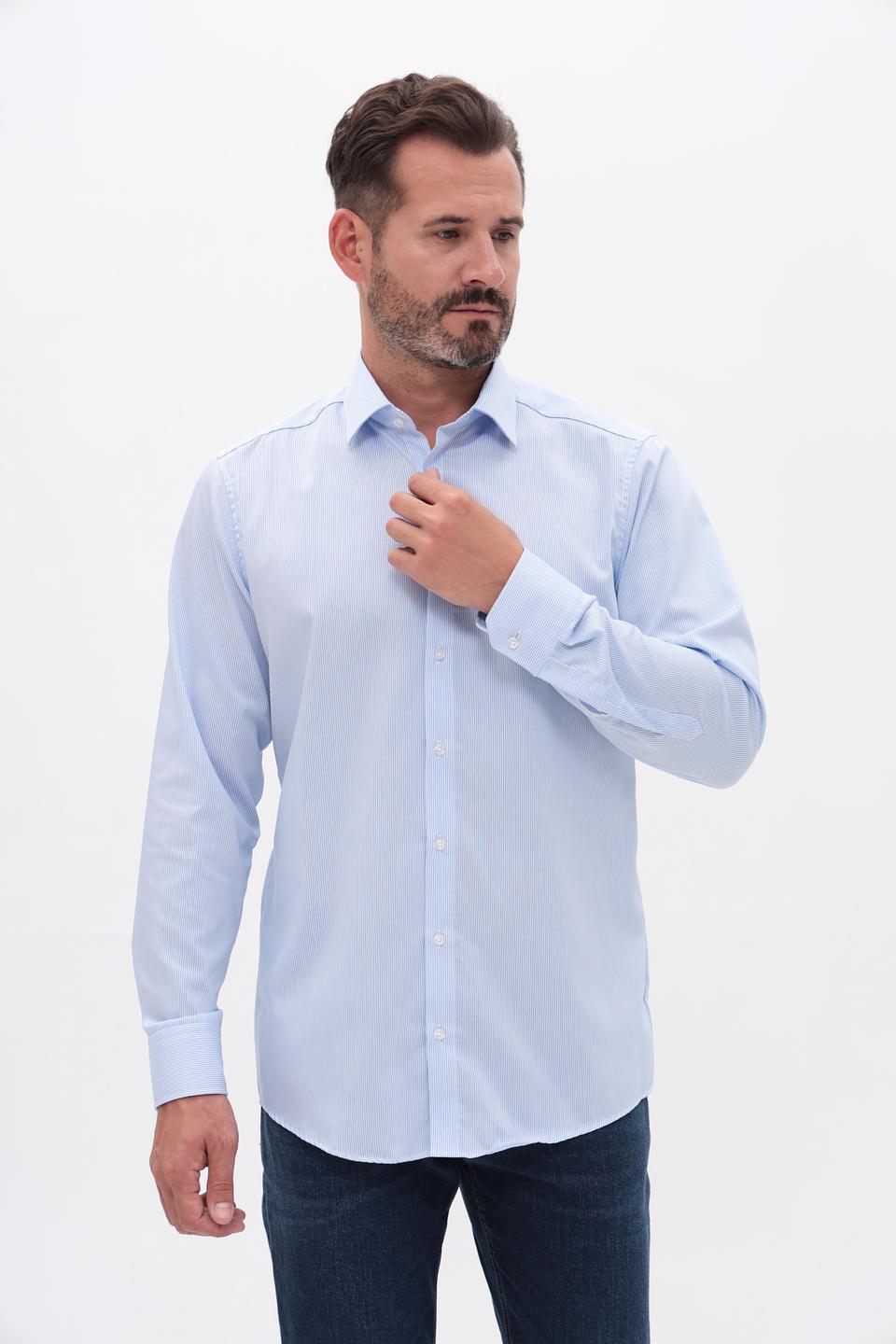 Рубашка Venti men голубая
