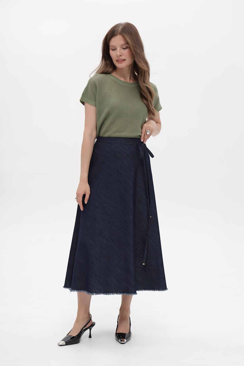 Юбка Luisa Cerano джинсовая с запахом