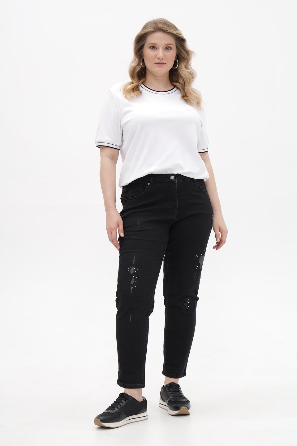 Джинсы Doris Streich с рваностями