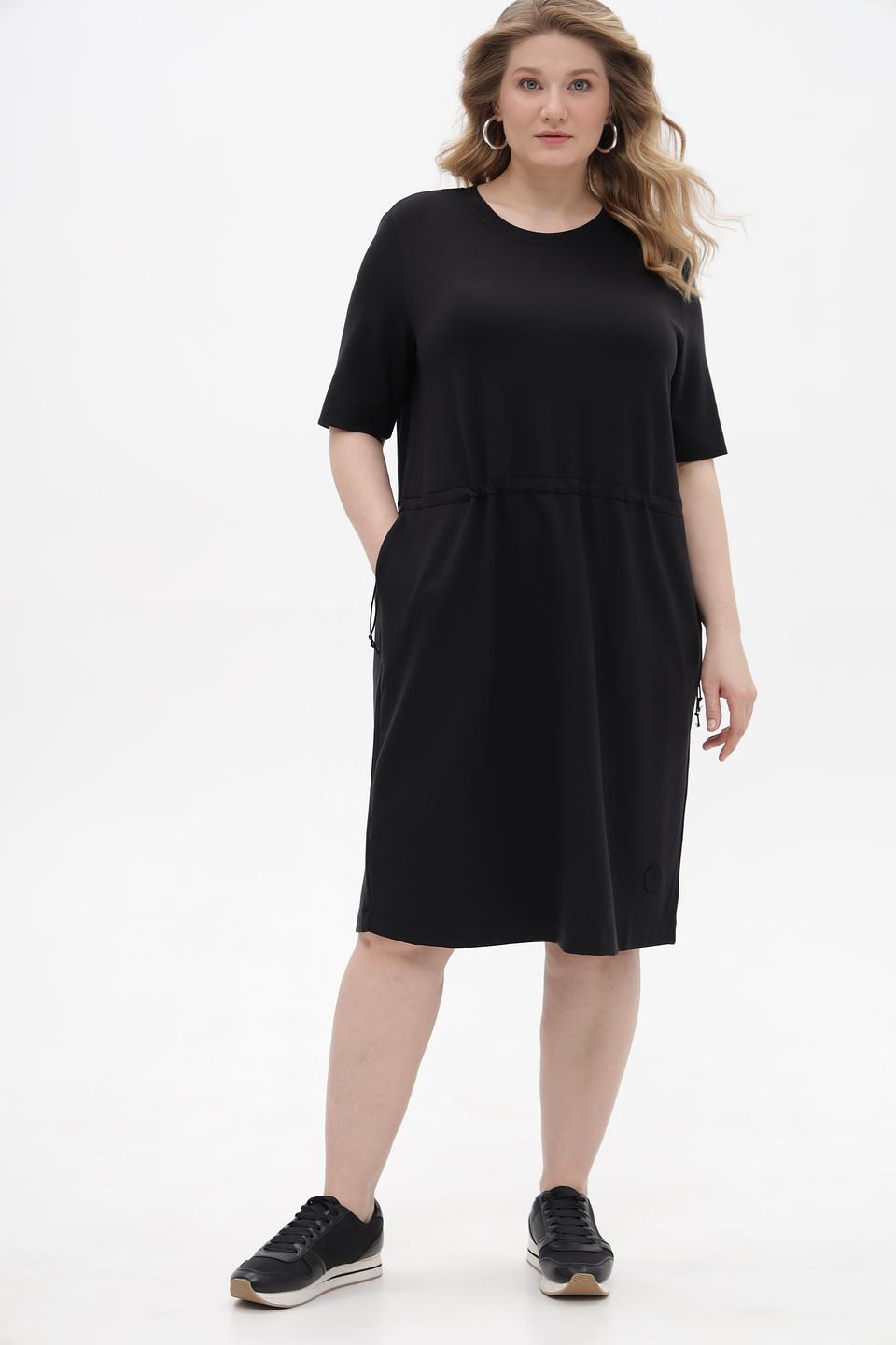 Платье Margittes чёрное с карманами