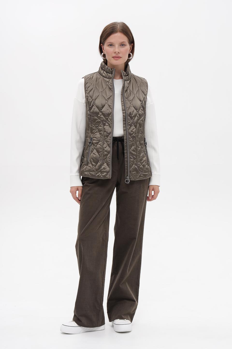 Жилет стеганый Betty Barclay хаки