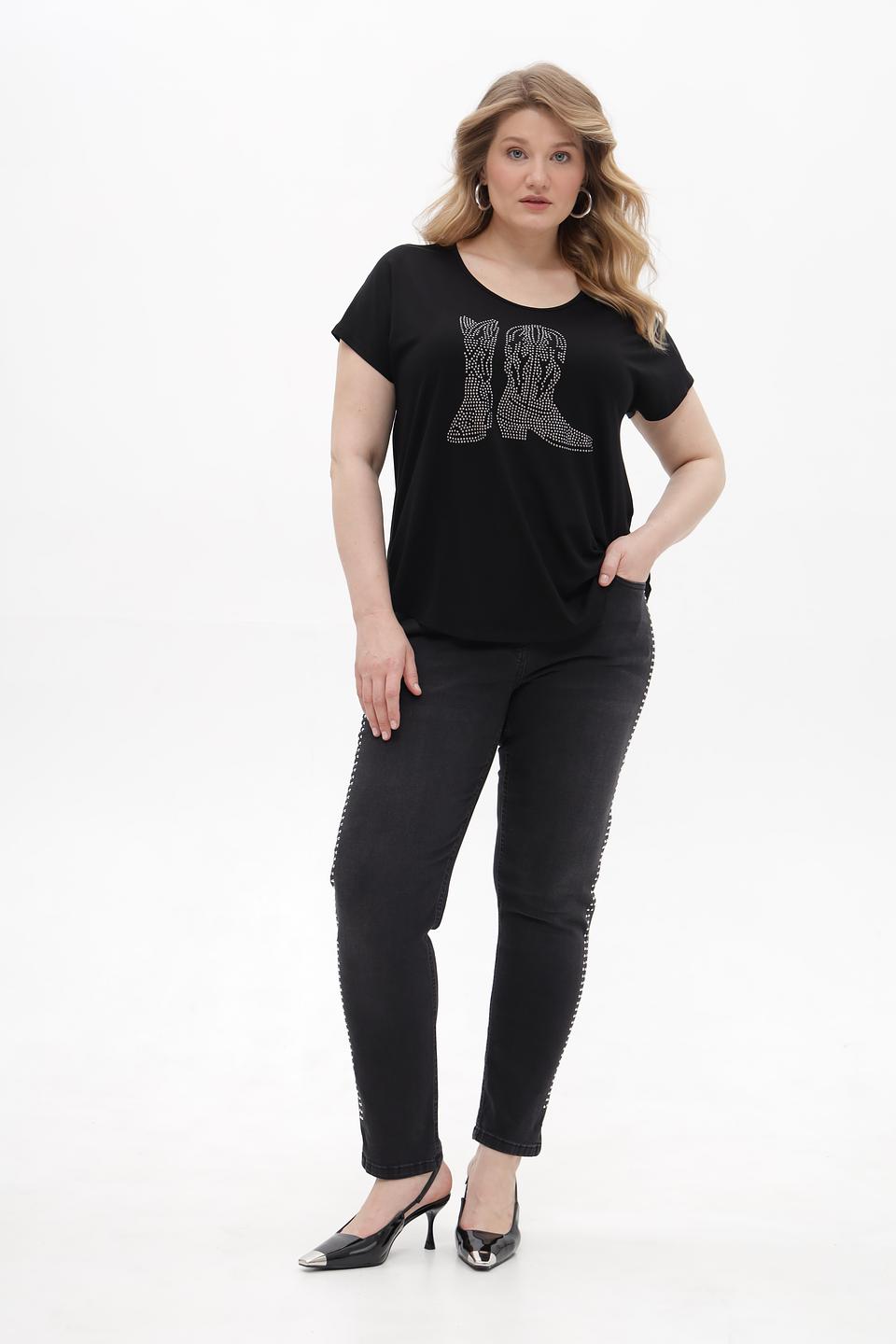 Джинсы с декором Doris Streich