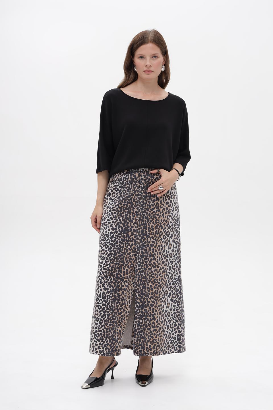 Пуловер Oui чёрный с рукавом 3/4