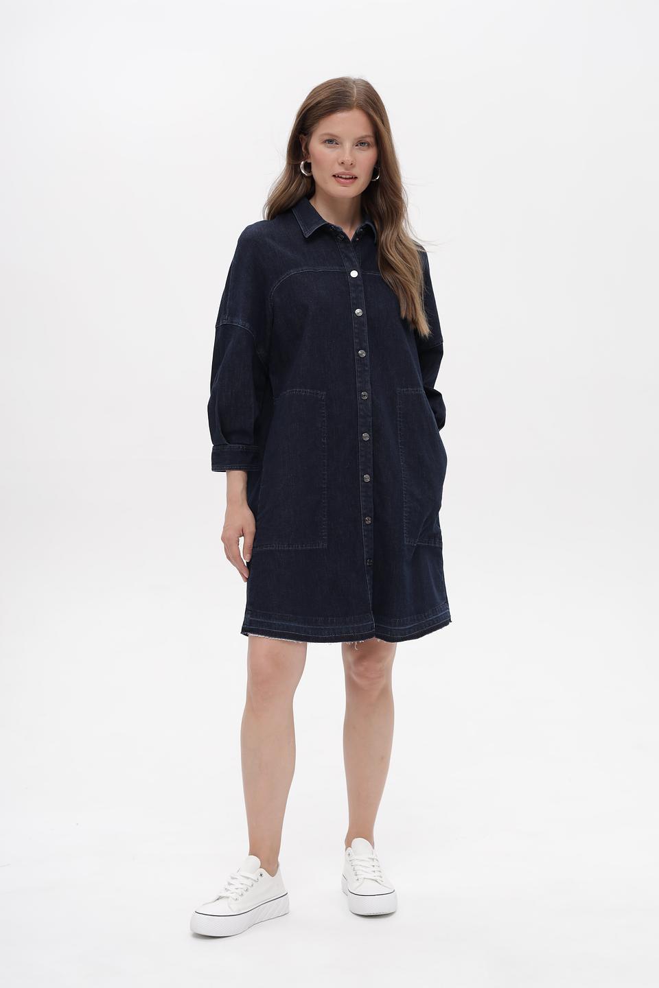 Платье-рубашка джинсовое Marc Cain