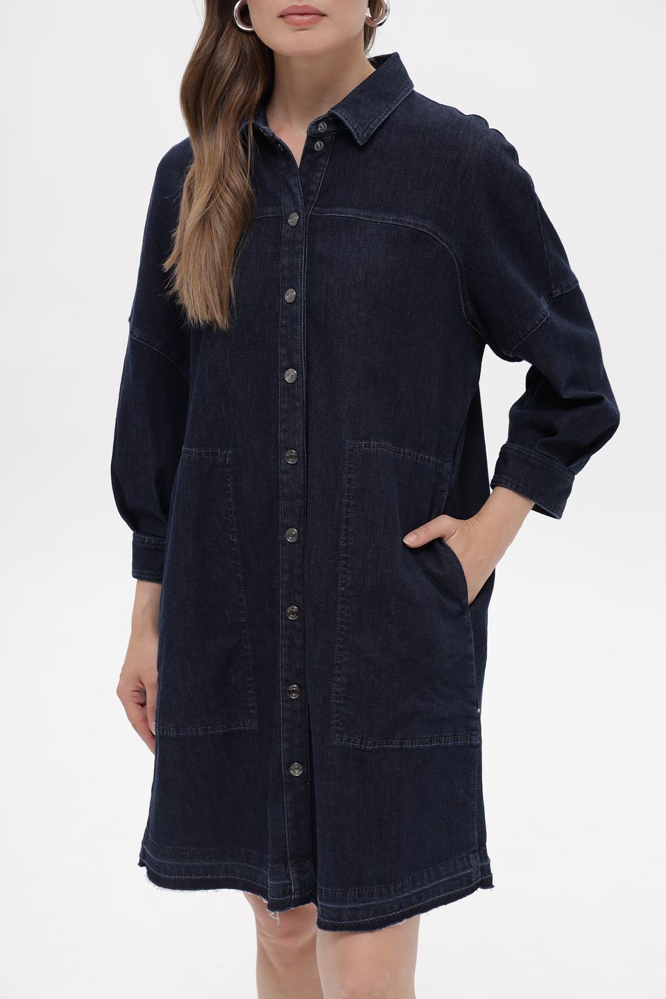 Платье-рубашка джинсовое Marc Cain