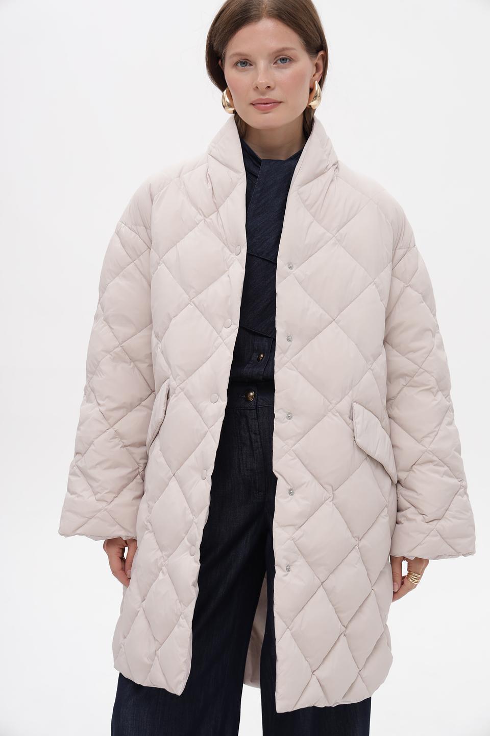 Куртка Marc Cain стеганая бежевая