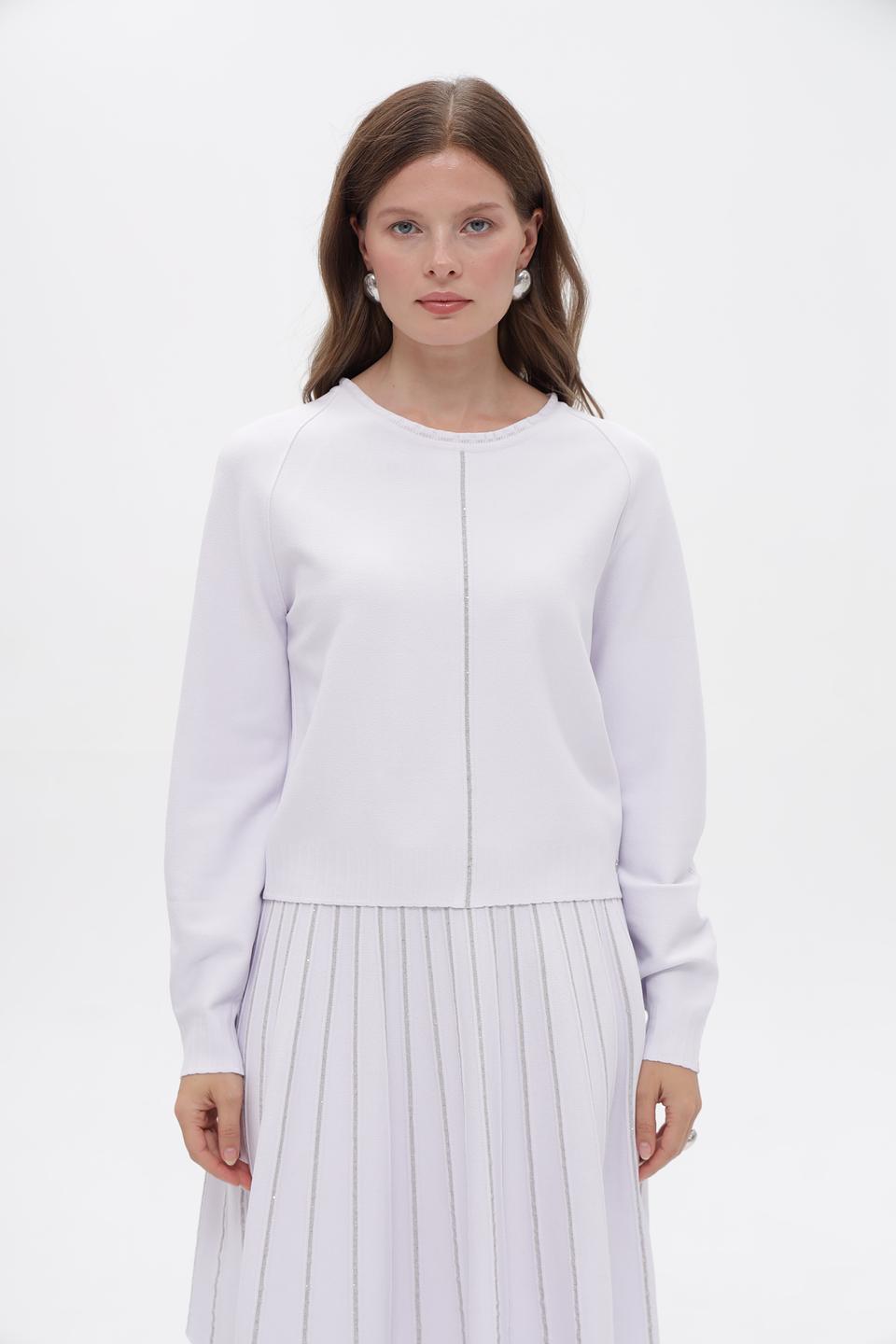 Пуловер Marc Cain светло-лиловый